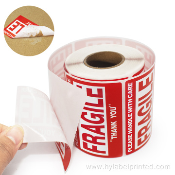 Adhesive Stickers Care Warning Fragile Stickers Labels